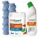  Bakterien für Klärgruben Biologische Tabletten für 2 JAHRE 24 Stück + BIOEXPERT GEL