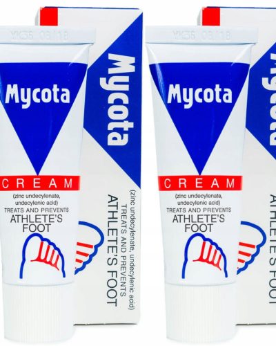 Mycota Antipilz-Creme für Füße, Nägel und Haut, 2 x 25g
