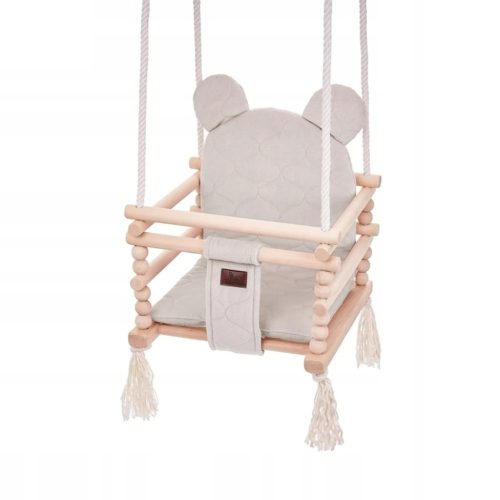 Gartenschaukel Eimer für Kinderhaus Holz 3in1 Teddybär Beige