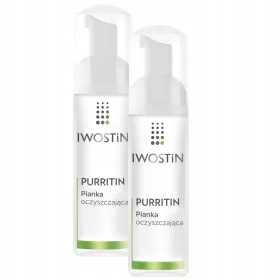   IWOSTIN PURRITIN Aktive Reinigungsschaum 165 ml – Für ölige und zu Akne neigende Haut