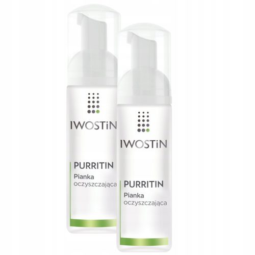 IWOSTIN PURRITIN Aktive Reinigungsschaum 165 ml – Für ölige und zu Akne neigende Haut