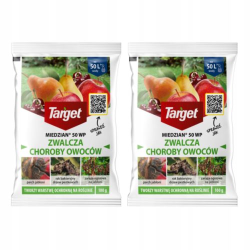 2 x Miedzian 50 WP: Fungizides Schutzmittel für Pflanzen, 2 x 100 g