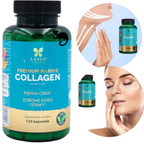 Premium Marine Collagen aus Frankreich - 2400mg für Haut, Knochen und Gelenke, 120 Kapseln