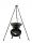  Emaillierter Kessel 13 + Deckel KAMIN 40 cm
