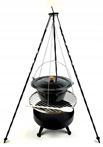  Grill Feuerraum 40 Edelstahlrost 45 Kessel 13