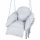  Gotel Kissen 70 x 50 x 4 grau
