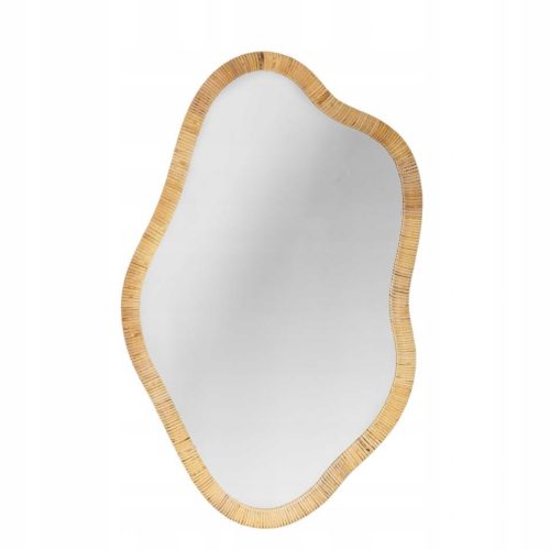  Bloomingville ASHLIE Wandspiegel im Rattanrahmen 80 cm