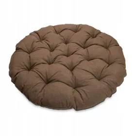    PAPASAN 120 Runde Gartenstuhlauflage für Zuhause und Freizeit, Braun