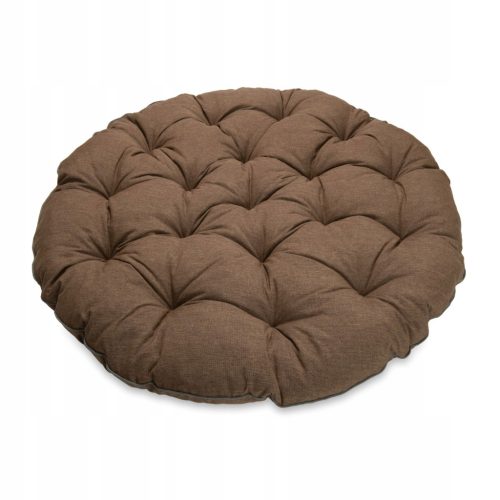  PAPASAN 120 Runde Gartenstuhlauflage für Zuhause und Freizeit, Braun