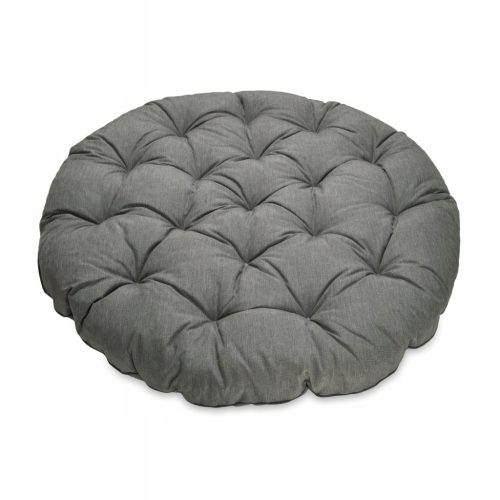  PAPASAN 120 Runde Gartenstuhlauflage für Entspannung zu Hause, Silber