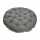  PAPASAN 120 Runde Gartenstuhlauflage für Entspannung zu Hause, Silber