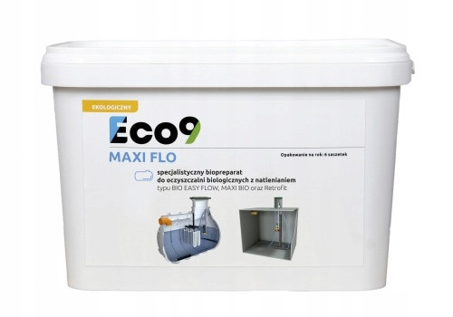  Eco9 MAXI FLO - Bakterien für aerobe Kläranlagen