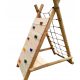  HOLZSPIELPLATZ FÜR DEN GARTEN DOPPELSEITIGE SPASS-KLETTERWAND