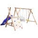  HOLZ GARTEN SPIELPLATZ DUO SCHAUKEL EIMER ROHHOLZ HERSTELLER