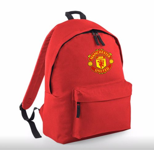 Robuster Manchester United Rucksack in Rot, ideal für den täglichen Gebrauch und Schule
