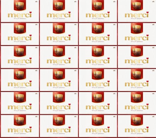 24x Merci Finest Selection Pralinen, 400g – Ideales Geschenk für jeden Anlass