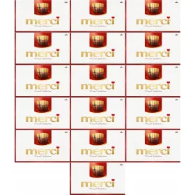   16x Merci Finest Selection Pralinenbox, Schokoladenkollektion, 400g