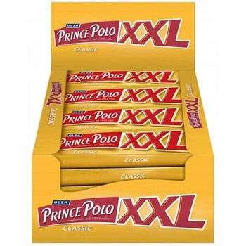 Prince Polo CLASSIC XXL - Knusprige Waffeln mit Kakao-Cremefüllung, 28 x 50g