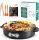  Runder elektrischer Tischgrill mit Hot Pot 2in1 SILVERCREST 1800W