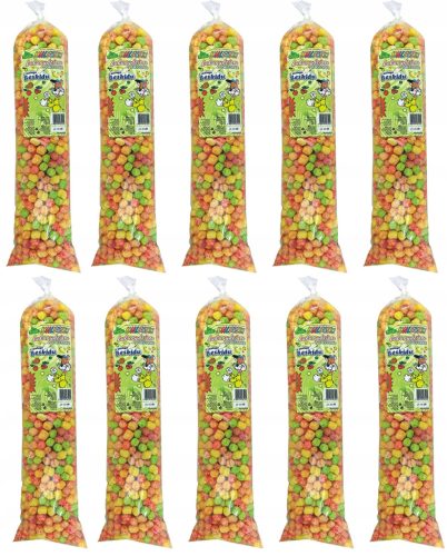 Set von 10 AXPAL Fruchtgeschmack Maiskugeln 150g