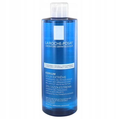La Roche-Posay Kerium 400 ml szampon regenerujący i nawilżający