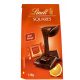 Lindt Squares – Dunkle Schokoladenquadrate mit Orangenfüllung, 138g