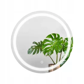  Runder Wandspiegel 80 fi LED Ring Touch Schalter