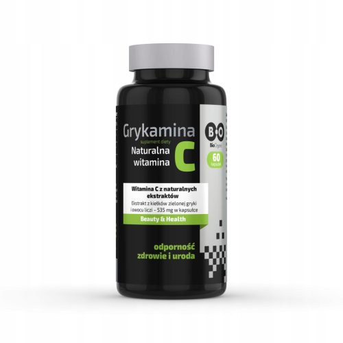 BioOrganic Grykamina C - Natürliches Vitamin C aus Buchweizenkeimen und Litschi
