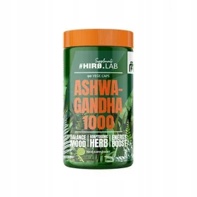   Ashwagandha 1000mg von Hiro Lab – 90 vegane Kapseln für Stressreduktion und besseren Schlaf