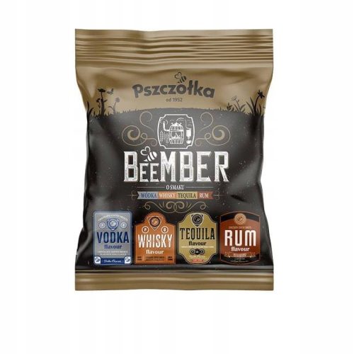 Beember Alkoholpralinen Set - Tequila, Wodka, Whisky, Rum, 20 Stück à 100g