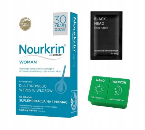 Nourkrin Woman für Haarwachstum, Proteoglykan Ergänzung - 60 Tabletten + GRATIS