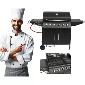    Gasgrill Activa Mastercook Florida III 6+1 (15,0 + 3,2 kW) - 19786G