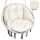  STORK'S NEST SCHAUKELKISSEN WASSERDICHT PREMIUM - cremefarbenes Wildleder