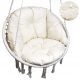  STORK'S NEST SCHAUKELKISSEN WASSERDICHT PREMIUM - cremefarbenes Wildleder