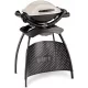  Weber Q1000 Titan Gasgrill, Schwarz/Weiß, 69x49x61 cm