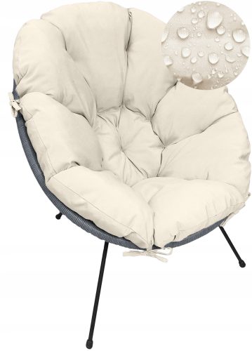  KISSEN FÜR STRING CHAIR WASSERDICHTER PREMIUM CHAIR - cremefarbenes Wildleder