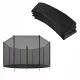  OUTDOOR-NETZ + FEDERABDECKUNG 300-312cm 10FT TRAMPOLIN ZUBEHÖR