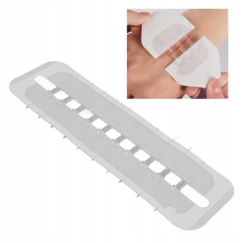 Selbstklebende, Nahtlose Wundverschlussstreifen mit Zip-Technologie, 10 Stück, 20x6 cm