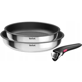   TEFAL Ingenio Cook Eat 3-teiliges Pfannenset mit Abnehmbarer Griff