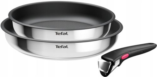 TEFAL Ingenio Cook Eat 3-teiliges Pfannenset mit Abnehmbarer Griff