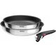 TEFAL Ingenio Cook Eat 3-teiliges Pfannenset mit Abnehmbarer Griff
