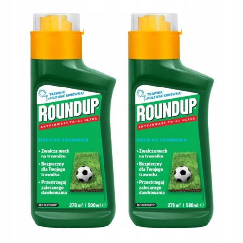 Roundup Antymech: 100% natürlicher Moosentferner für Rasenflächen, 2 x 500ml