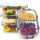 Glas-Lunchbox Set mit 2 Kammern, 4 Stück - Luftdicht Verschließbar