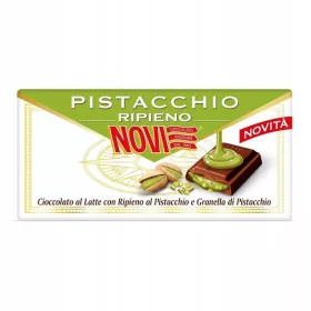   NOVI Pistacchio – Milchschokolade mit Pistazienfüllung 105g