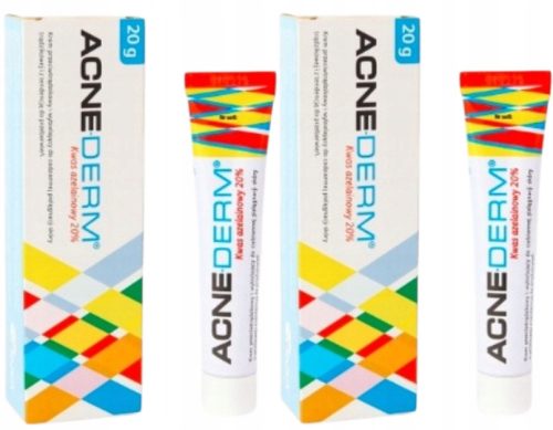 Acnederm2 x 20g - Effektive Azelainsäure-Creme gegen Akne und Hyperpigmentierung