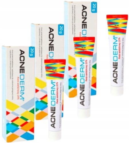 Acnederm3 Creme 20 g - gegen Akne und Hautverfärbungen mit Azelainsäure