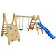  Holzspielplatz für den Garten HAPPY PLAYGROUND 2.0 9X9CM ROHHOLZ