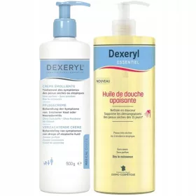   Dexeryl Creme und Reinigungsöl für trockene und atopische Haut 500 ml