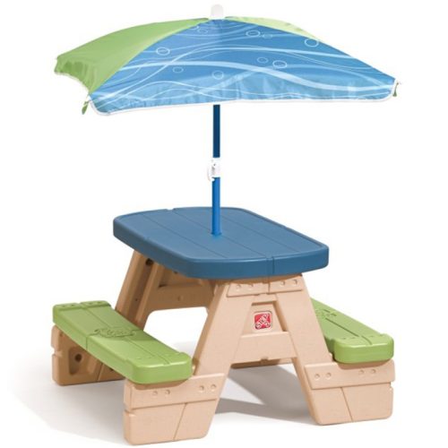  Step2 Kinder-Picknicktisch mit Sonnenschirm