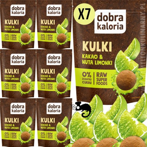 Kakao-Limetten Dattelsnack von DOBRA KALORIA - Gesunde Vegane Rohkost